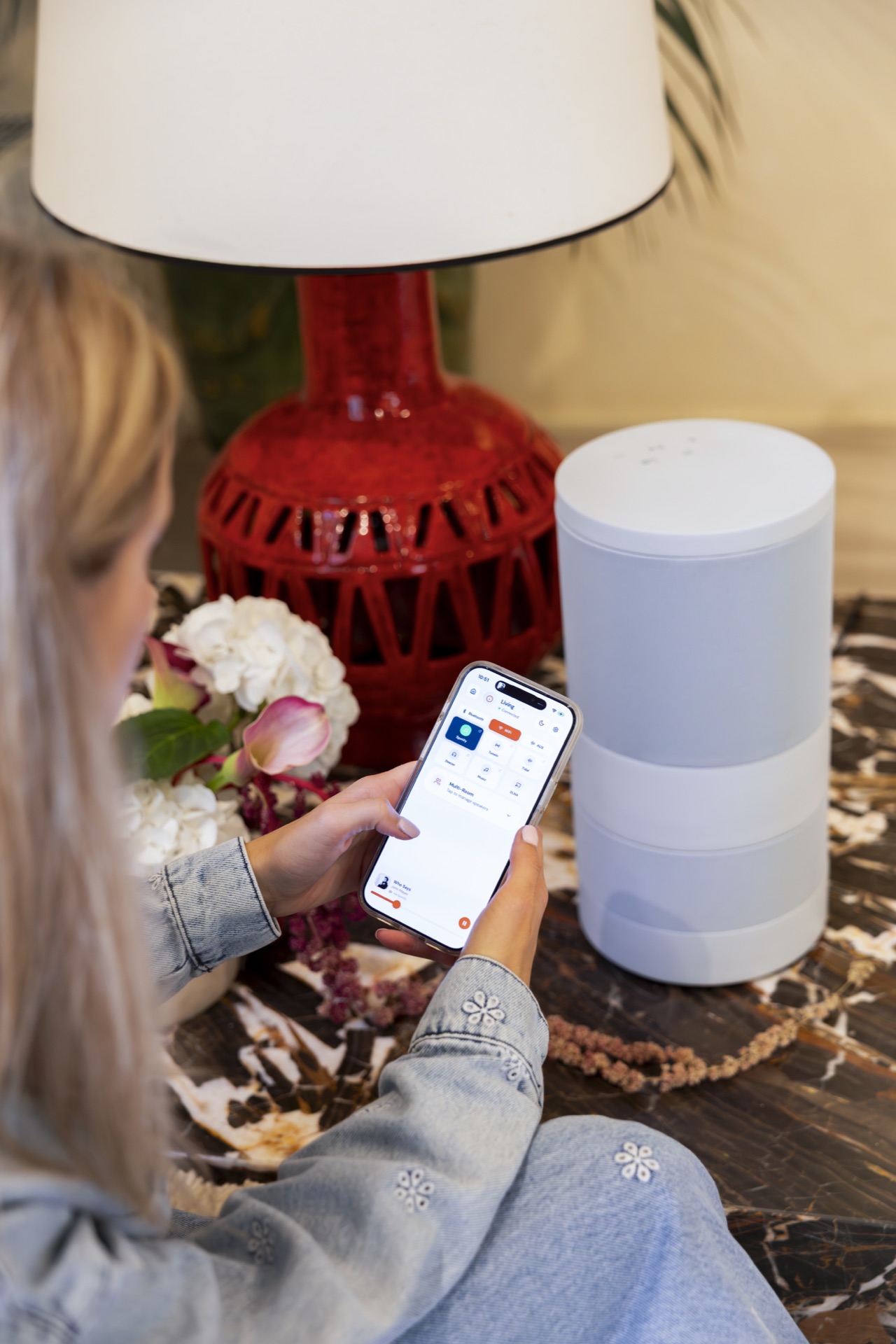 Controlling a Halo speaker from the George Vanadium app