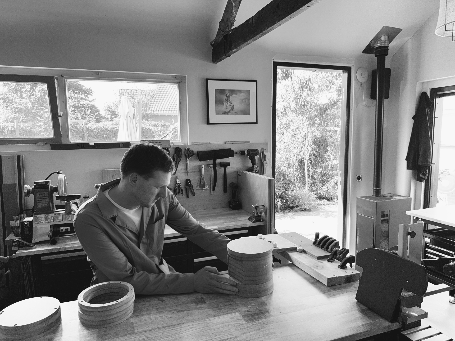 George Vanadium workshop — handmade speaker construction